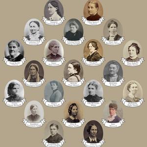 Belle Harris’s journal and other sources provide the names of quite a few Latter-day Saints who visited Harris when she was in prison, often bringing her food or other items. This 2023 photomontage identifies many of these visitors.